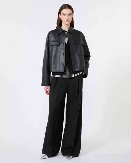 Pantalon Ovvio Max Mara Weekend zwart
