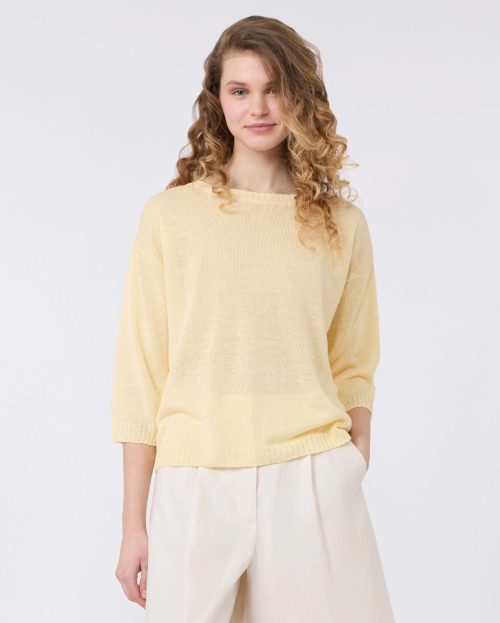 Trui Cannone Max Mara Weekend geel
