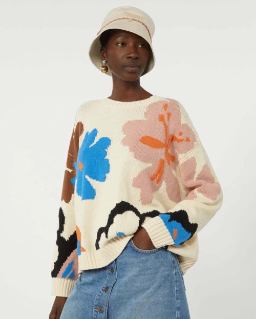 Trui Celebere Flower Max Mara Weekend ecru