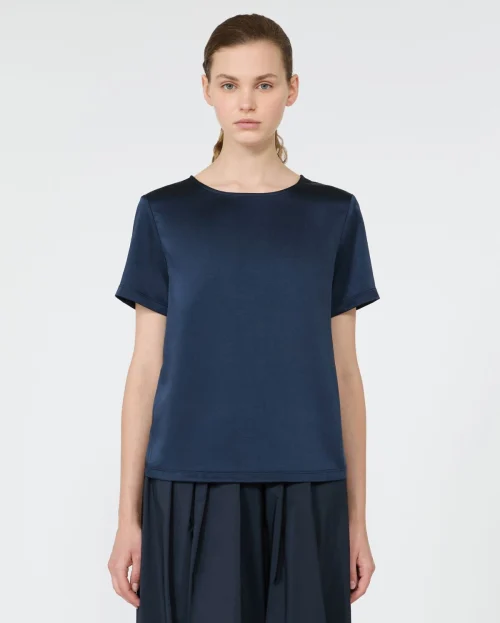 T-shirt Gilbert Max Mara Weekend navy