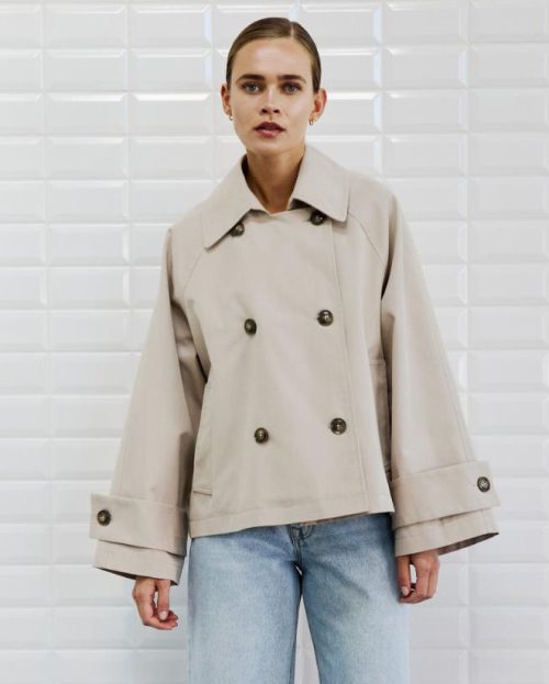 Jacket Jimberly Light Sand With Black