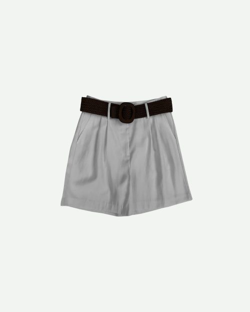 Short Maritsa Grey With Black summer grijs