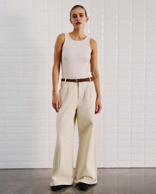 Broek Steffi Silver Lining With Black