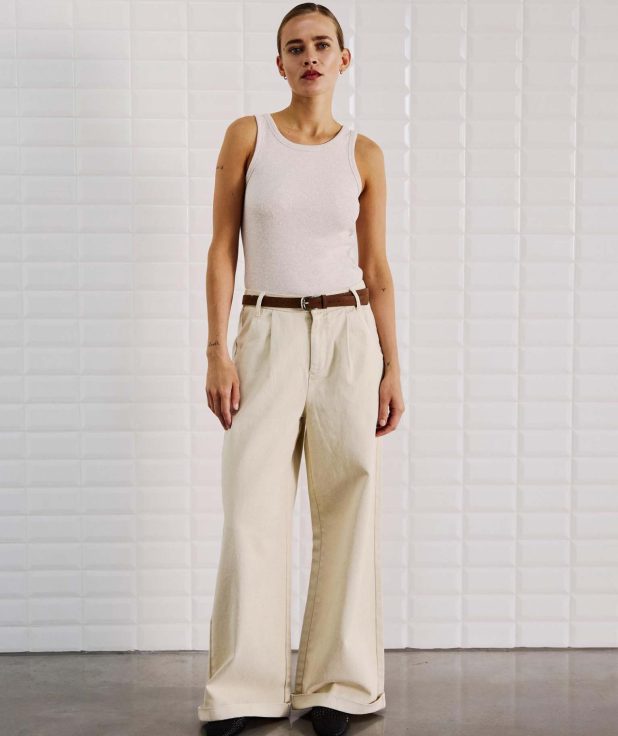 Broek Steffi Silver Lining With Black