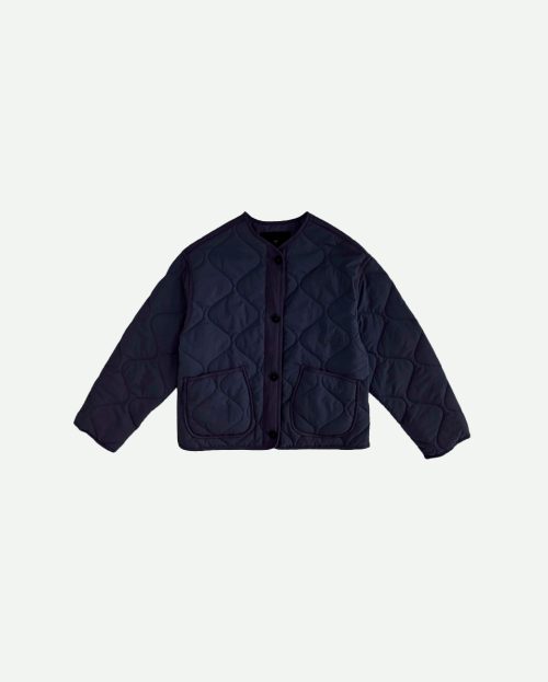 With Black donkerblauw Sandy quilted jasje_1401 midnight_6