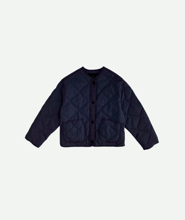 With Black donkerblauw Sandy quilted jasje_1401 midnight_6