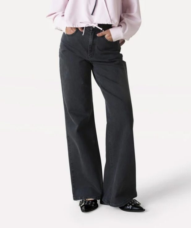 Jeans Moore Denim Another Label black zwart