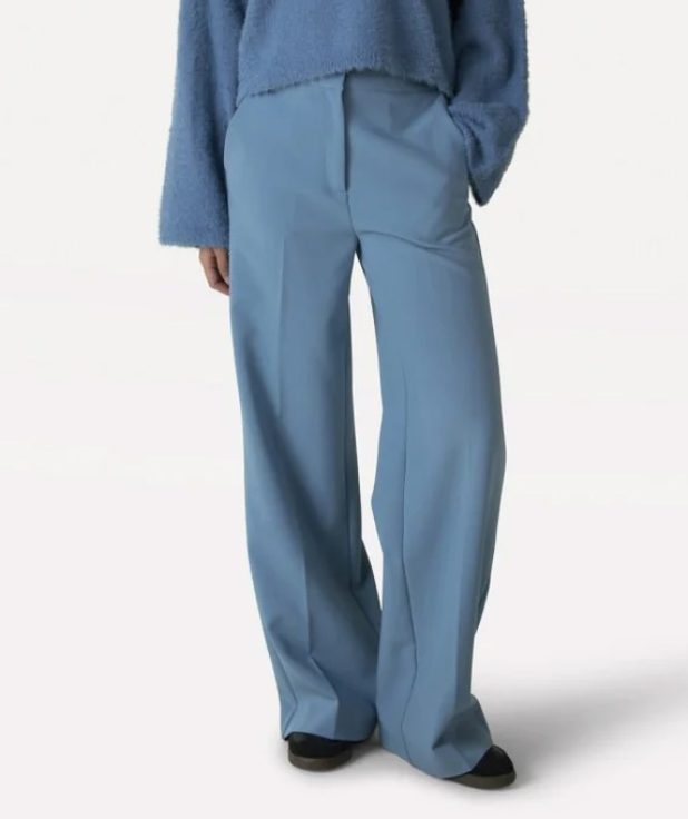 Pantalon Moore Blue Another Label blauw