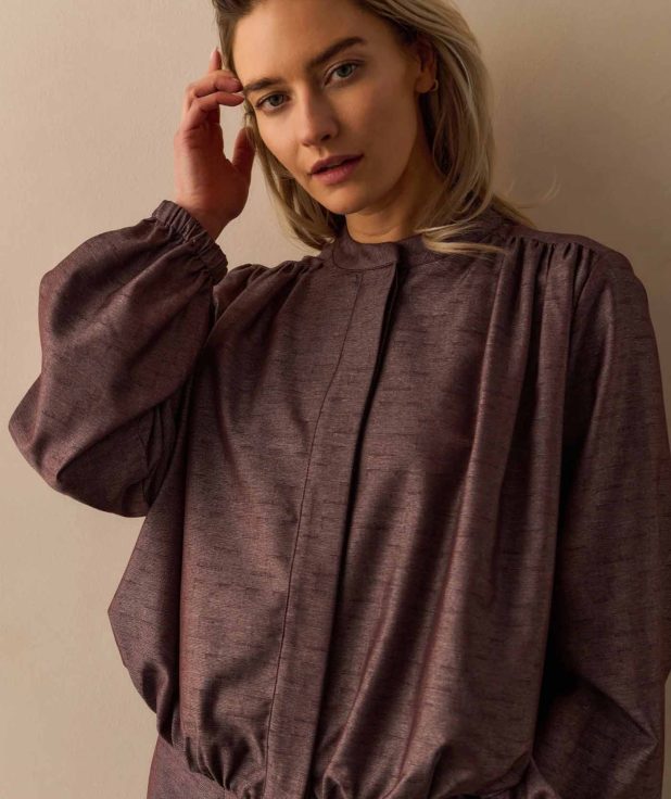 Blouse Jacket Fudge Purple Yaya paars