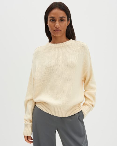 beige-geel_fijngebreide-trui_dames_tiruna_someday_voorkant