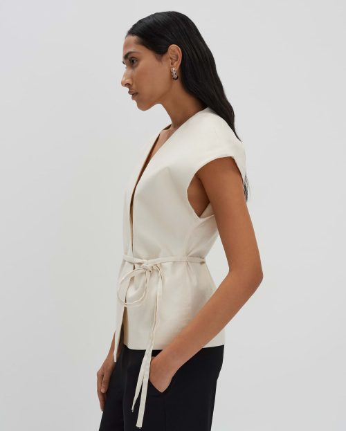 Cardigan Nilen Ecru Someday wrap beige