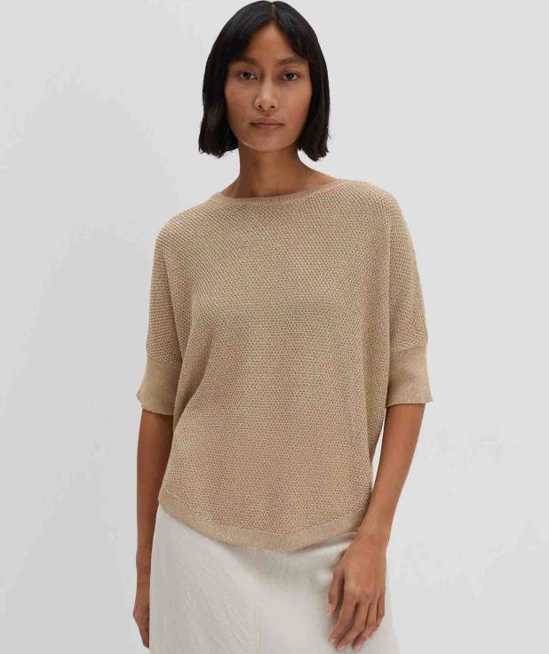 Trui Telanor Beige Someday gebreid