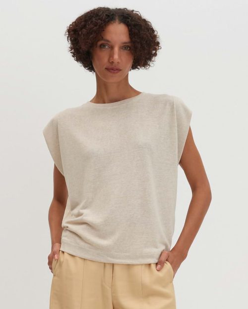 T-shirt Kelucia Ecru Someday natural glaze