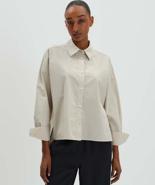Blouse Zoppa Stripe Someday beige