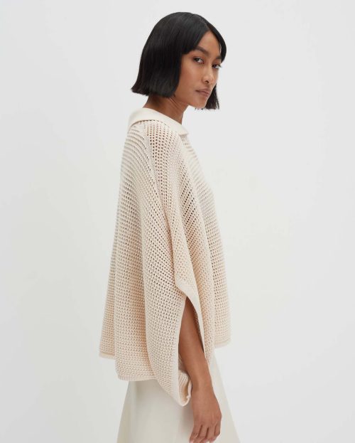 Poncho Basuna Ecru Someday trui