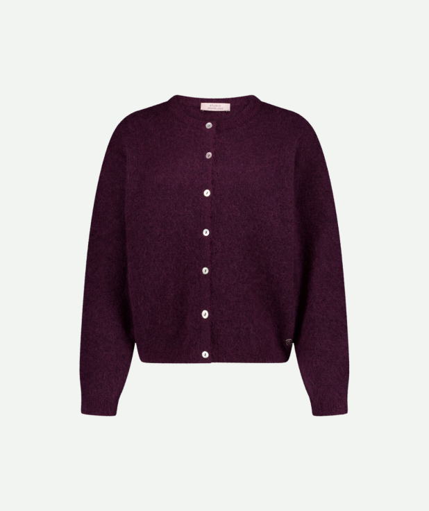 Bibi vest aubergine