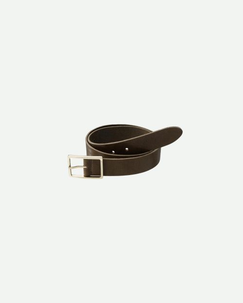 Riem brown leather met gesp yaya