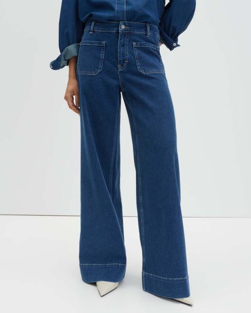 Jeans Cellma French Palazzo Someday blauw