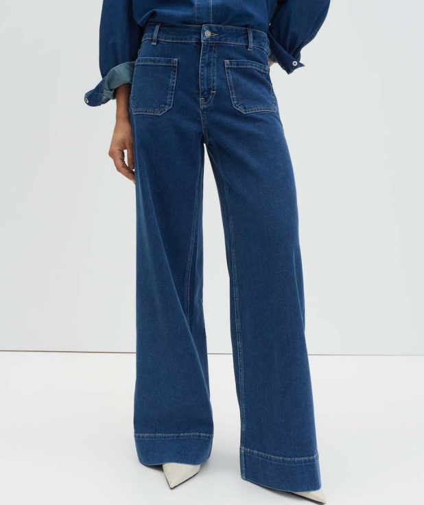 Jeans Cellma French Palazzo Someday blauw