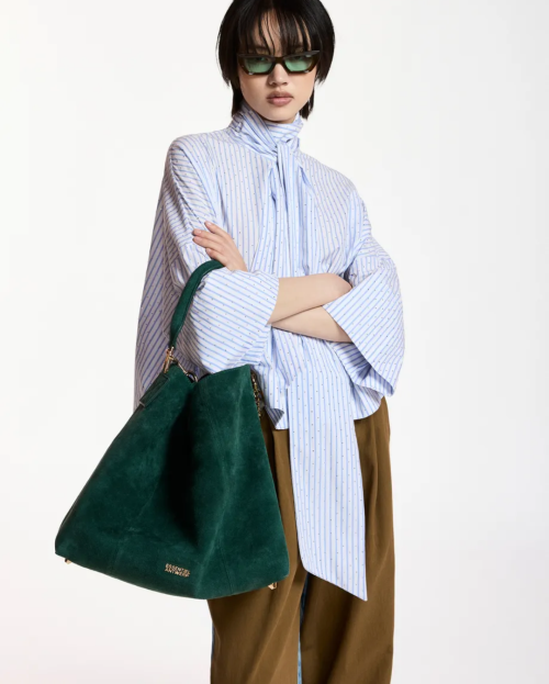 blouse kefir lichtblauw essentiel antwerp