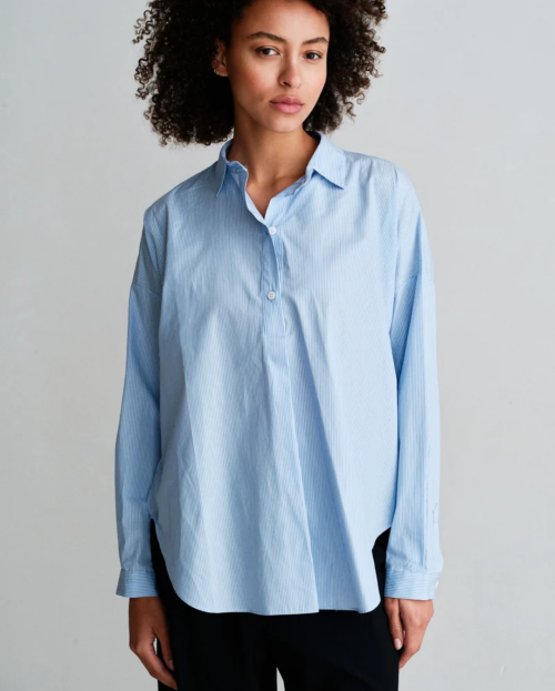 Blouse blauw