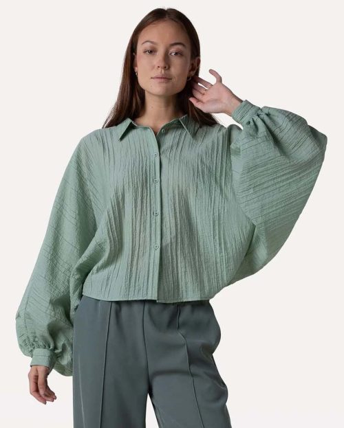 Blouse Bobby Another Label groen