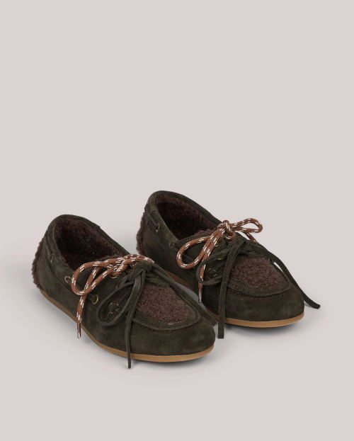 Bootschoen met teddyvoering