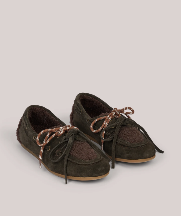 Bootschoen met teddyvoering