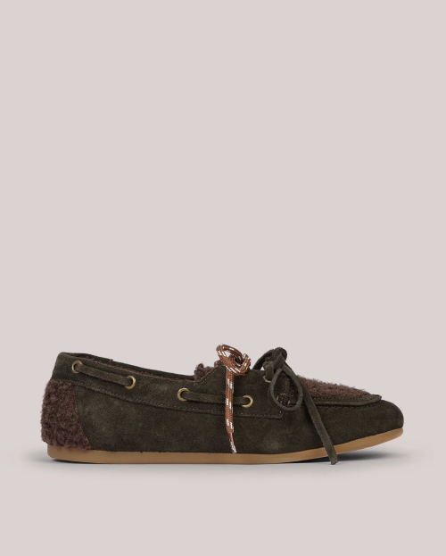 Bootschoen met teddyvoering
