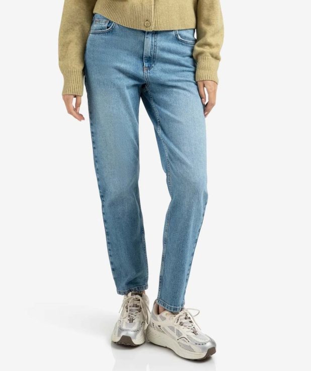Mid waist boyfriend jeans blauw yaya