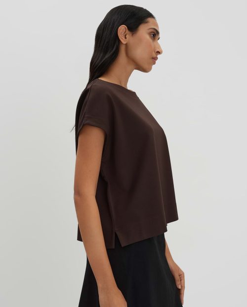 T-shirt Kadalia Brown Someday espresso bruin