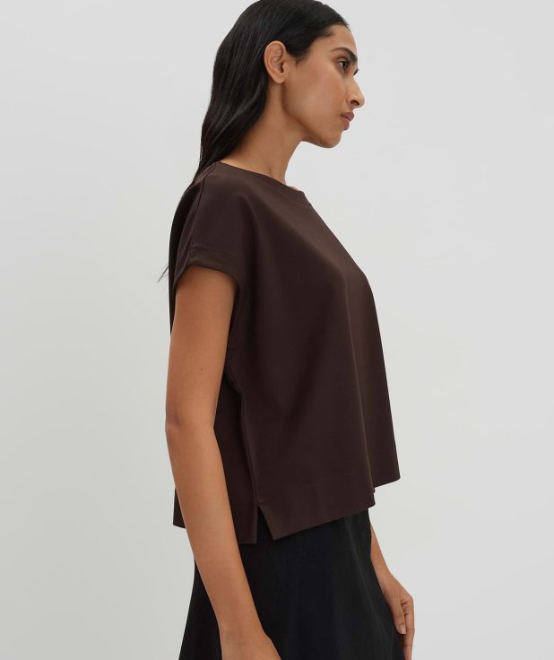 T-shirt Kadalia Brown Someday espresso bruin