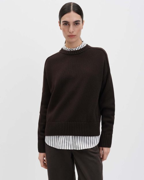 Trui Tiruna Bruin Someday brown knit