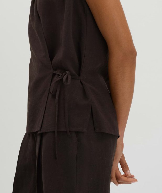bruin_linnen-blouse_dames_ziang_someday_detail-2