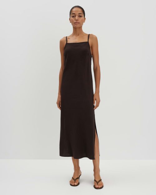 Jurk Qualeza Someday bruin espresso