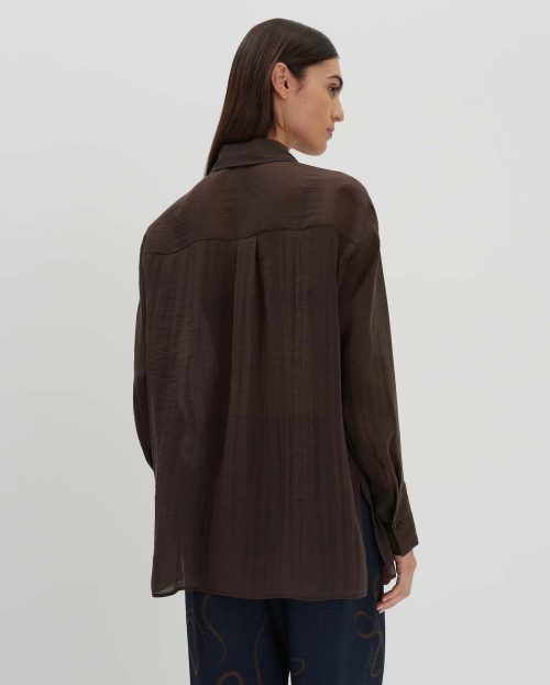 brown_over shirt blouse_ladies_zanda_someday_back_1