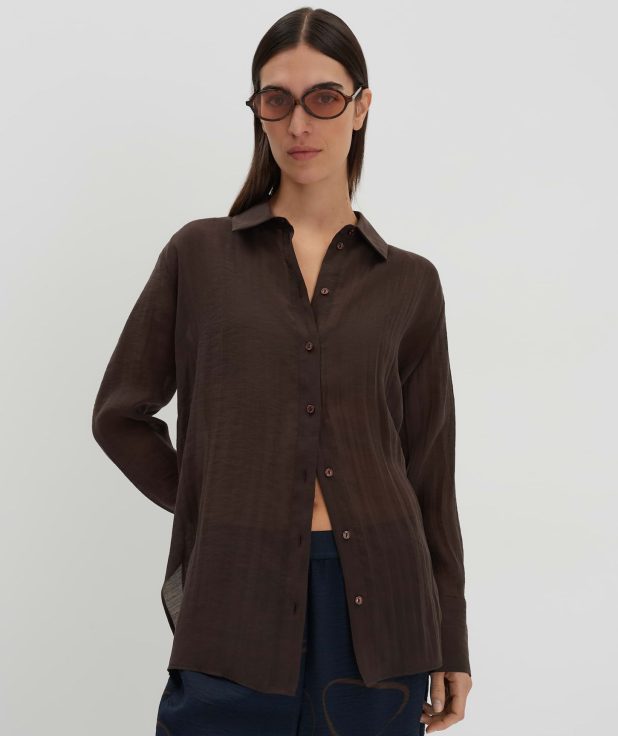 Blouse Zanda Brown Someday dark espresso