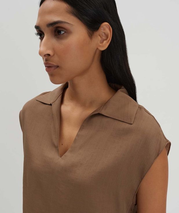 bruin_shirt-blouse_dames_zlaya_someday_detail-1
