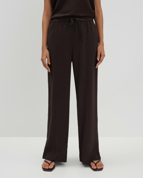 Broek Cevil Lines Someday bruin dark espresso