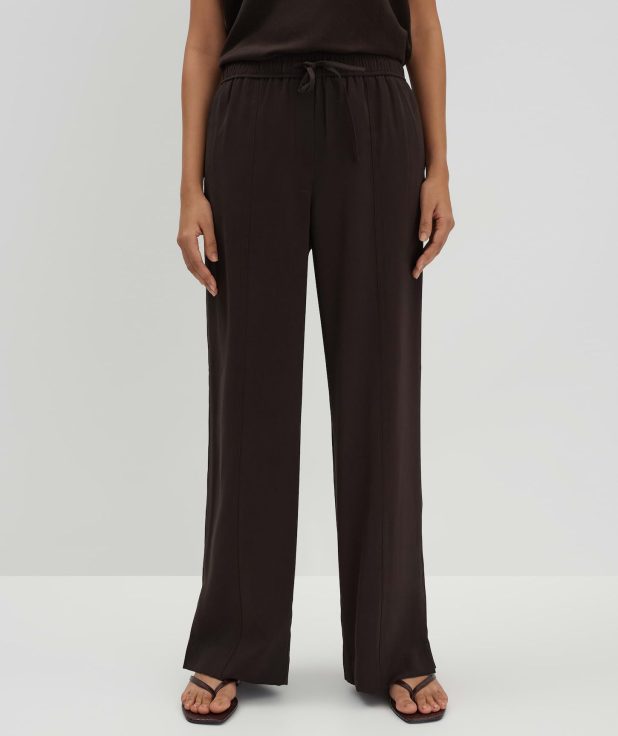 Pants Cevil Lines Someday brown dark espresso