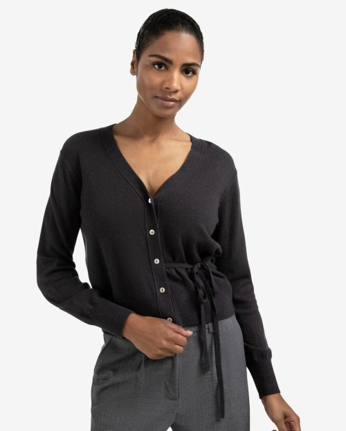Vest Oyster Black Yaya donkergrijs