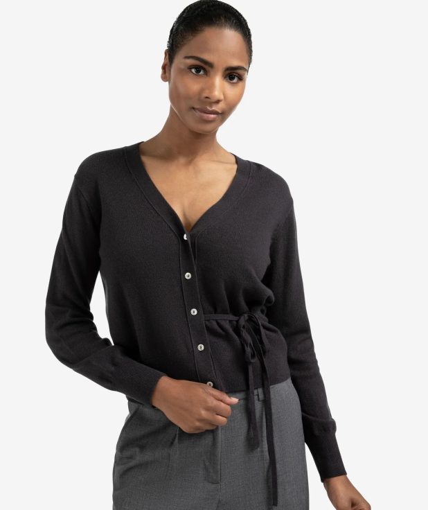 Vest Oyster Black Yaya donkergrijs
