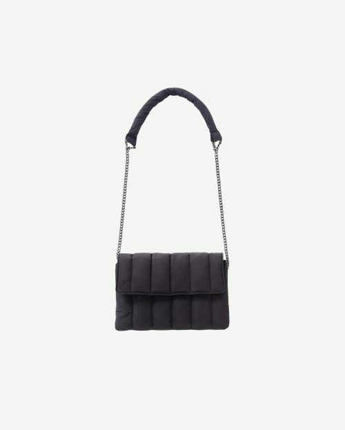 Crossbody Black Yaya puffer bag ketting