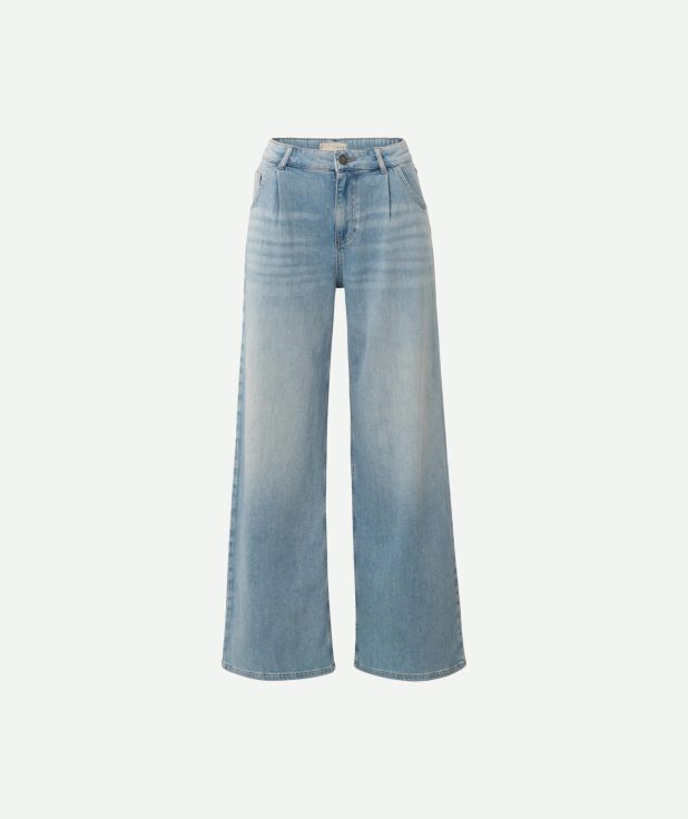 Jeans denim pleats light blue yaya