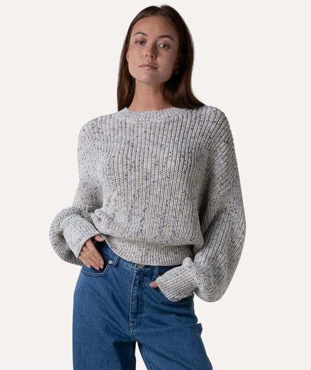 Trui Dylana Another Label blauw ecru