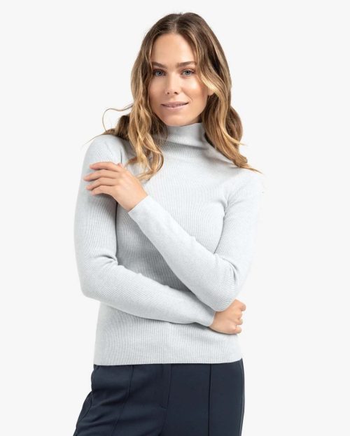 Coltrui Ribbed Spaces Grey Yaya lichtgrijs