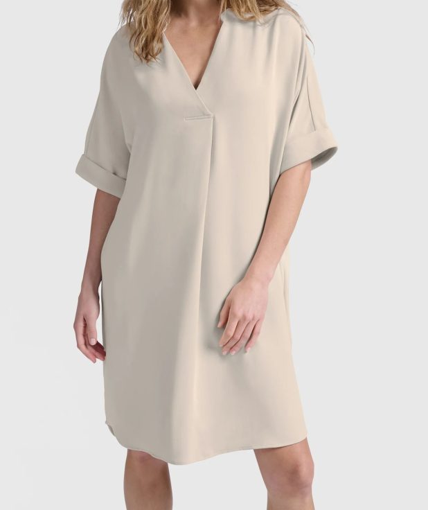flowy-dress-with-v-neck-and-folded-sleeves-1_cc947621-3ded-4750-868a-c309a40051e3