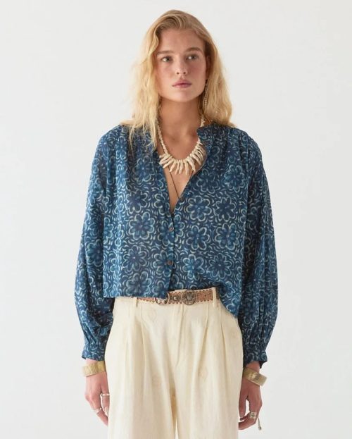 Blouse Gaia Maison Hotel blauw