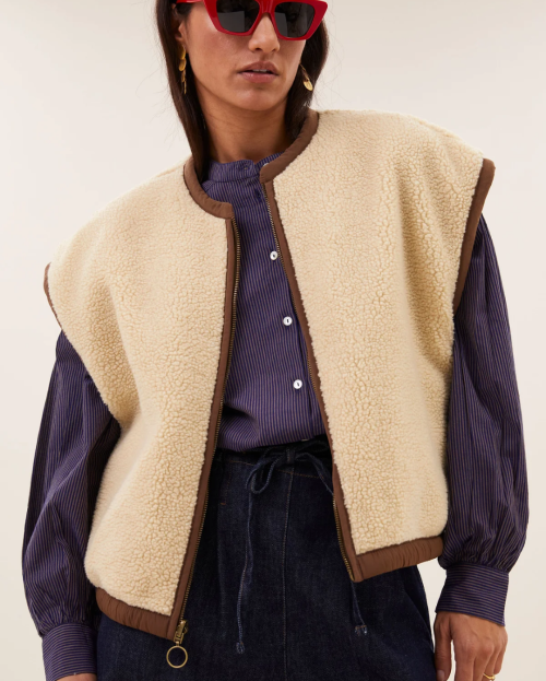 gio sleeveless jacket