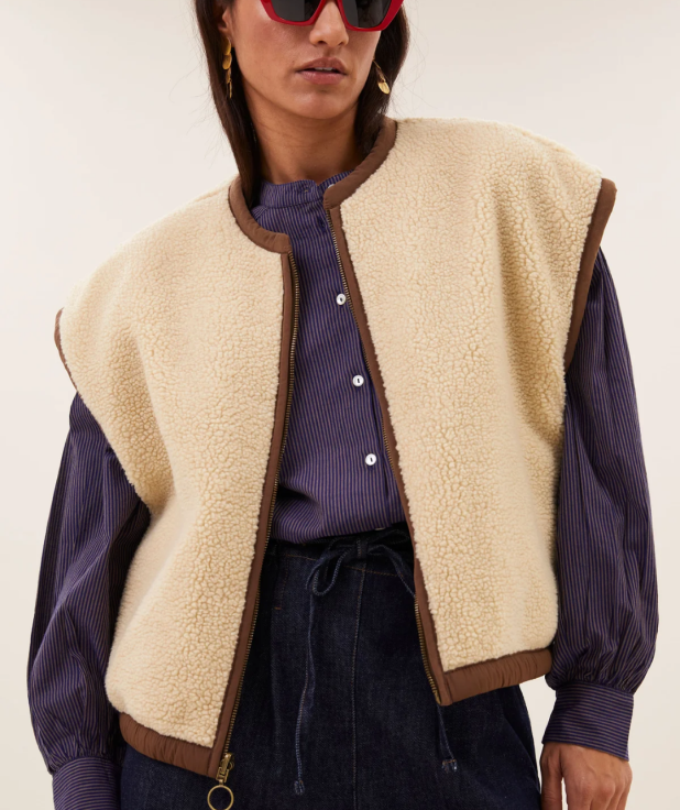gio sleeveless jacket